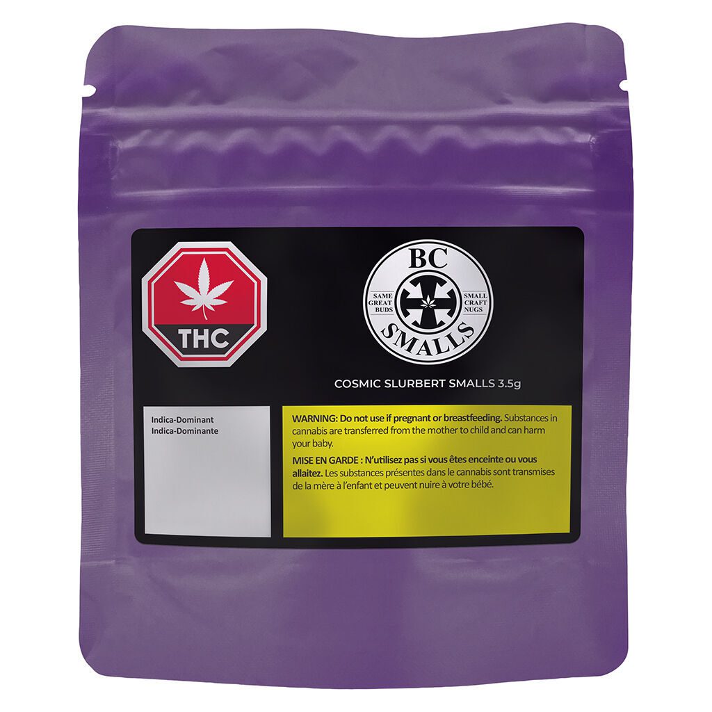 Cosmic Slurbert Smalls 3.5g <br>Indica <br>28.3% | 2.47% Terps - Image 2