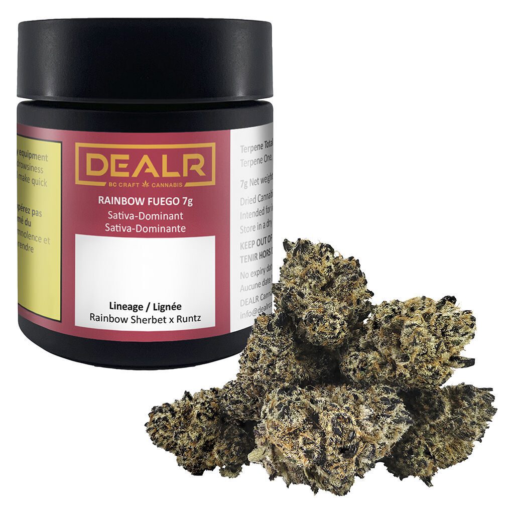 Rainbow Fuego 7g  <br>Sativa <br>30.7% | 3.15% Terps - Image 4