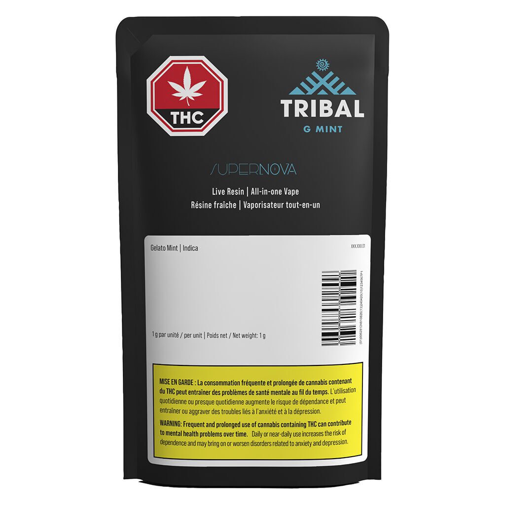 G Mint Supernova Live Resin AIO 1g <br>Indica <br>77.7% | 13.60% Terps - Image 2