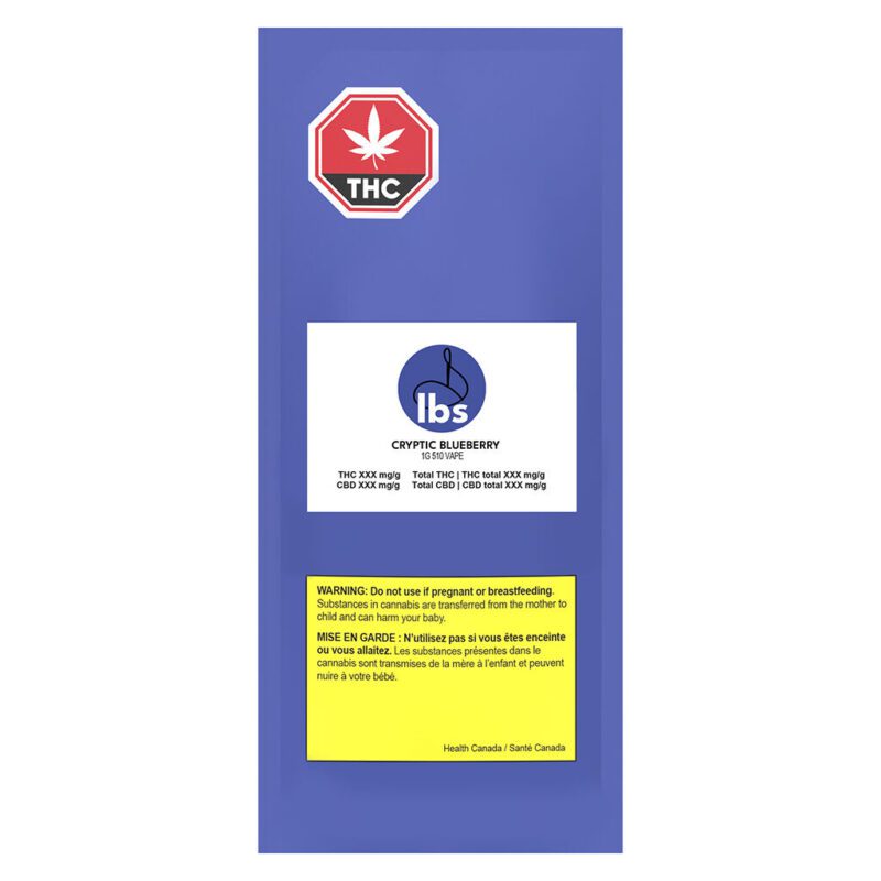 Cryptic Blueberry 510 1g <br>Indica <br>88% - Image 3