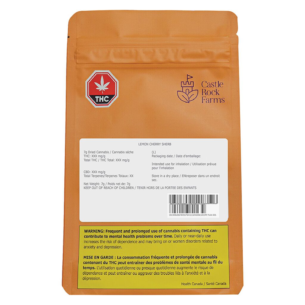 Lemon Cherry Sherb 7g <br>Indica <br>28.0% - Image 2