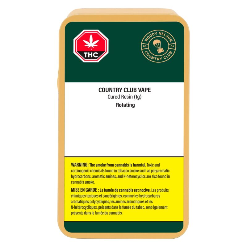 Country Club Vape(Gastro Pop) 1g 510 <br>Indica <br>89.9% | 3.90% Terps - Image 2