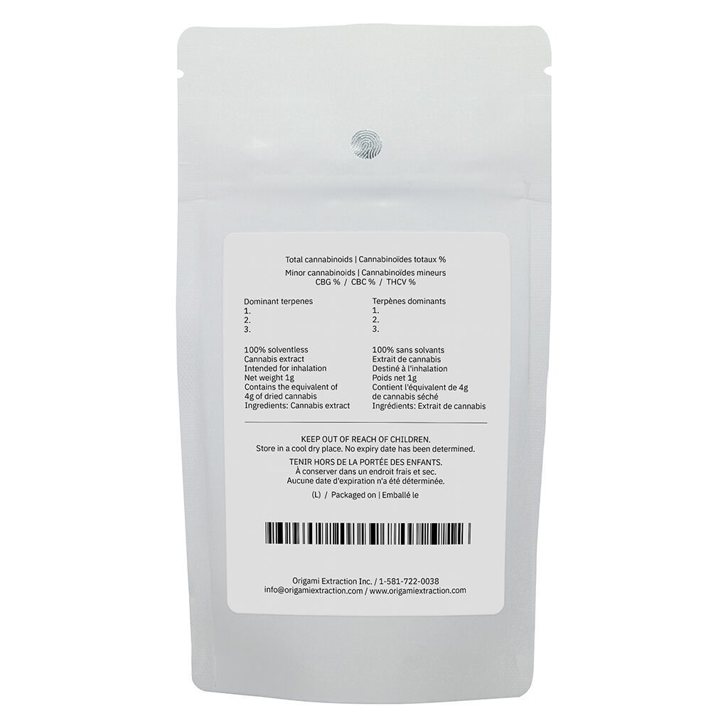 Arctic Drop Live Rosin(Black Pie) 1g <br>Hybrid <br>76.8% | 15.50% Terps - Image 4