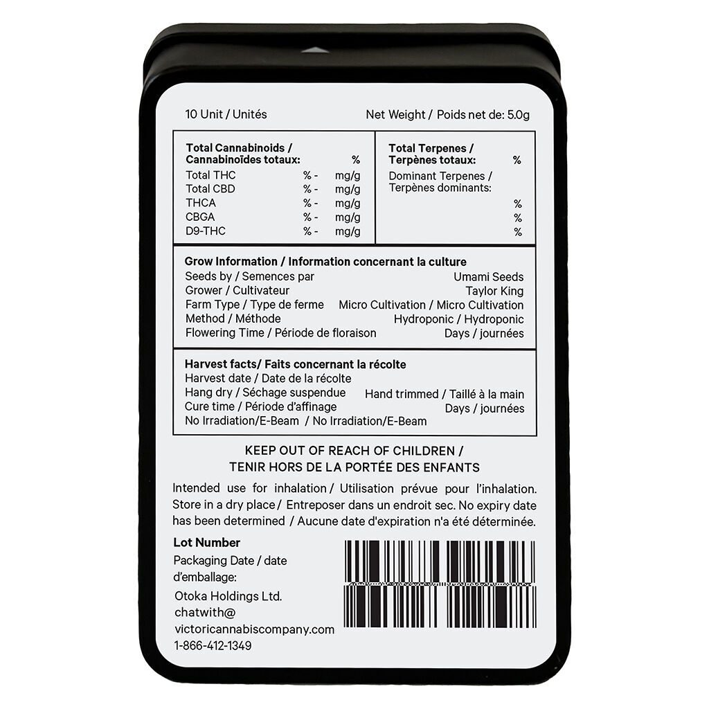 G-Wagon Pre-Rolls 10 Pack <br>Indica <br>30.7% | 2.83% Terps - Image 3