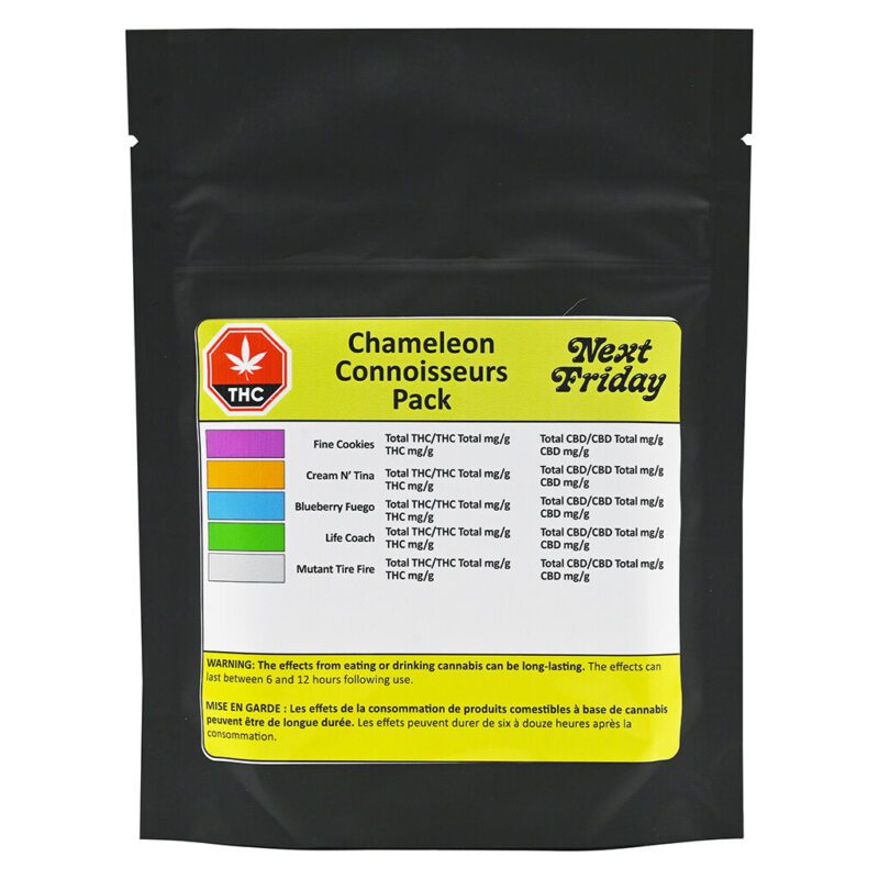 Chameleon Connoisseurs Pack Pre-Rolls 5 Pack <br>Hybrid <br>27% - 32.8% | 2.06% - 2.41% Terps - Image 3