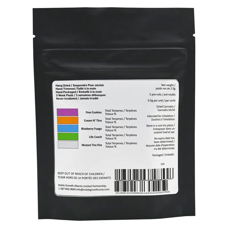 Chameleon Connoisseurs Pack Pre-Rolls 5 Pack <br>Hybrid <br>27% - 32.8% | 2.06% - 2.41% Terps - Image 2