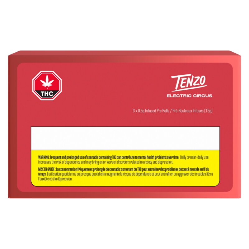 Electric Circus Infused Pre-Rolls 3 Pack <br>Hybrid <br>0.0% - Image 2