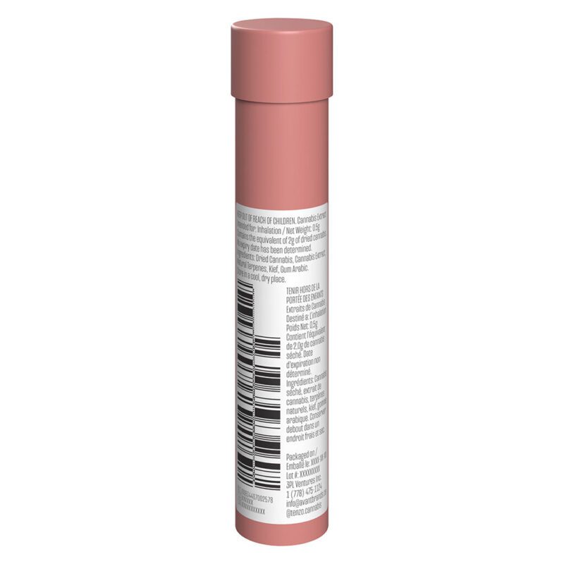 Pink Passionfruit & Peach Ceramic Tip Infused Pre-Roll Single <br>Hybrid <br>38.7% - Image 3