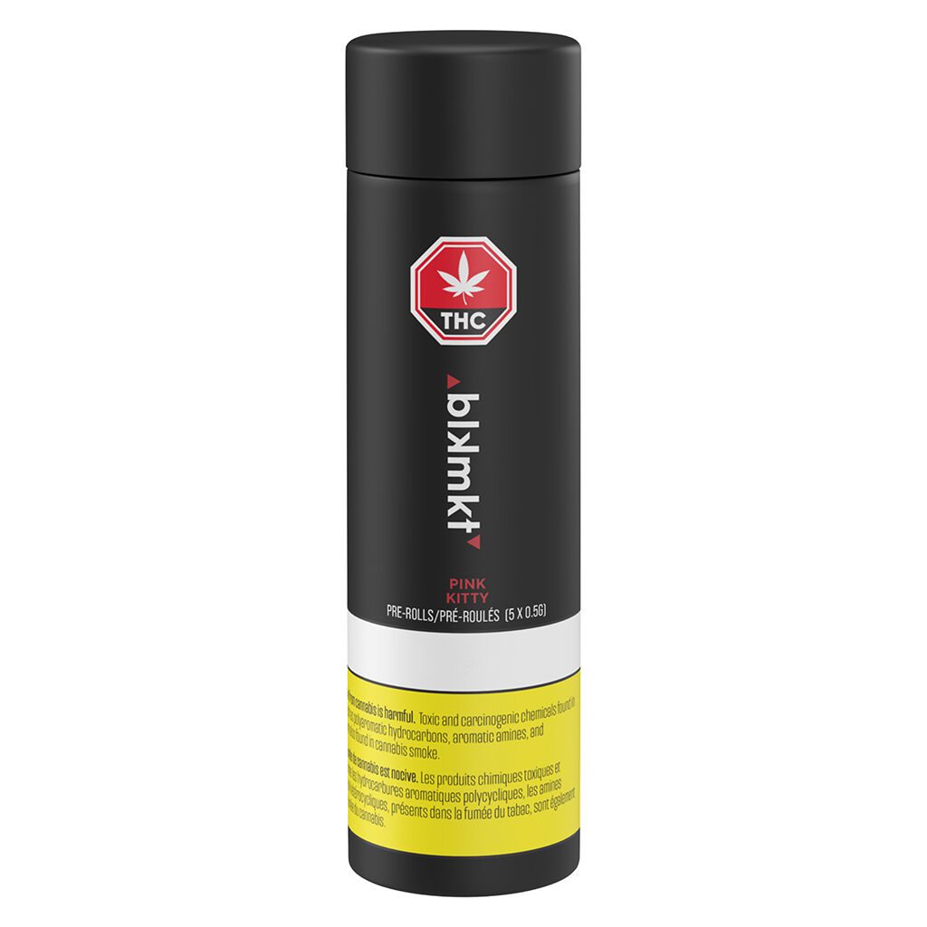 Pink Kitty Pre-Rolls 5 Pack <br>Hybrid <br>26.3% - Image 2