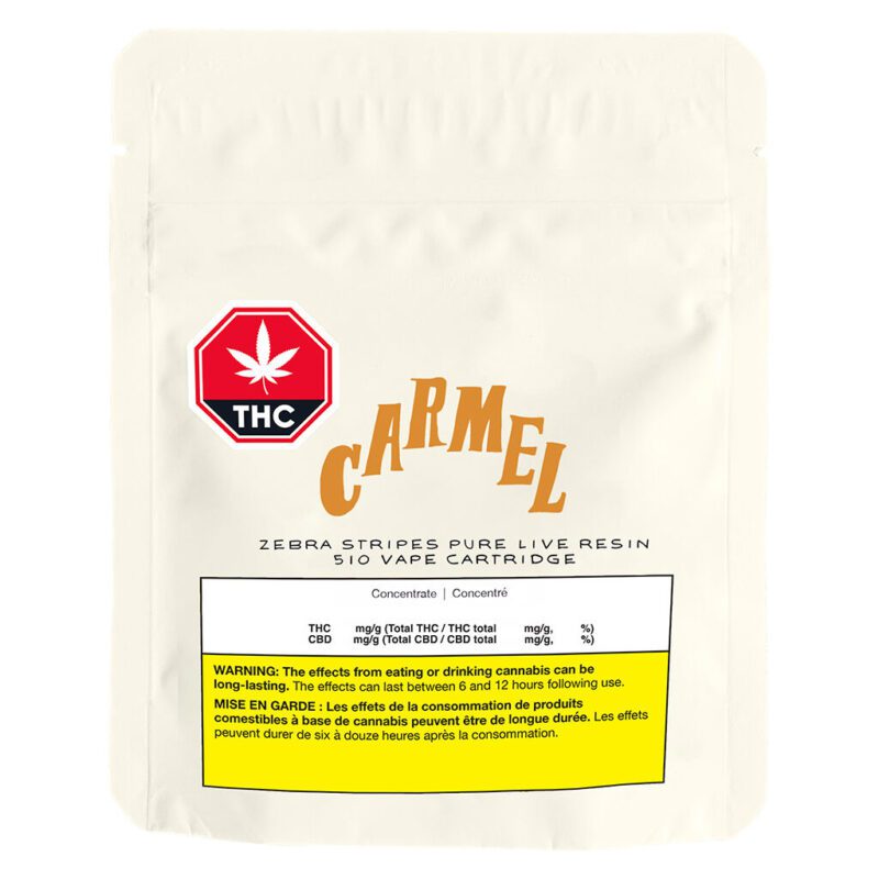 Zebra Stripes Pure Live Resin 510 1g <br>Indica <br>81.0% | 11.25% Terps - Image 2