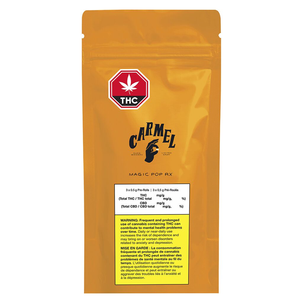 Magic Pop RX Pre-Rolls 3 Pack <br>Indica <br>30.2% | 4.61% Terps - Image 2