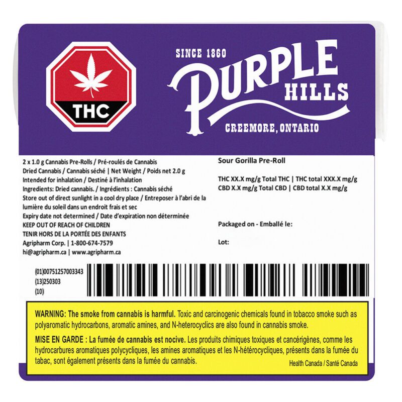 Sour Gorilla Pre-Rolls 2 Pack