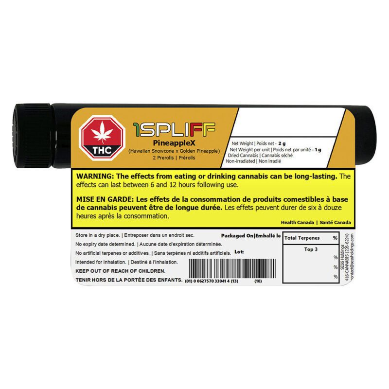 PineappleX Pre-Roll 2 Pack