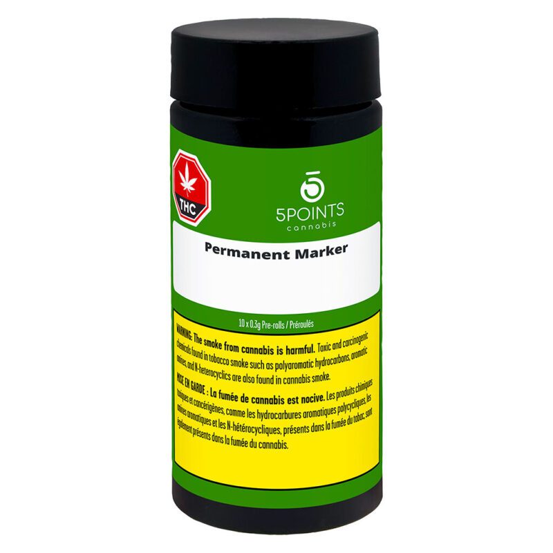Permanent Marker Pre-Rolls 10 Pack <br>Indica <br>30.5% | 2.13% Terps - Image 2