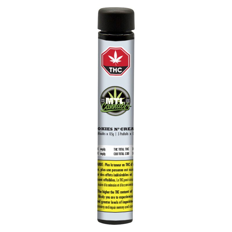 Cookies N' Cream Pre-Rolls 3 Pack