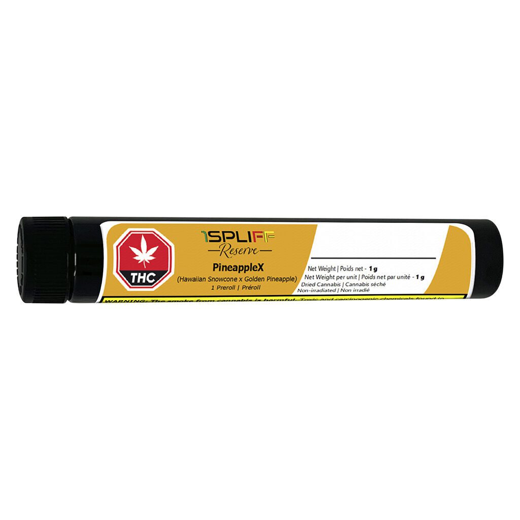 PineappleX Premium Glass Tip Pre-Roll Single <br>Sativa <br>27.6% | 3.17% Terps - Image 2