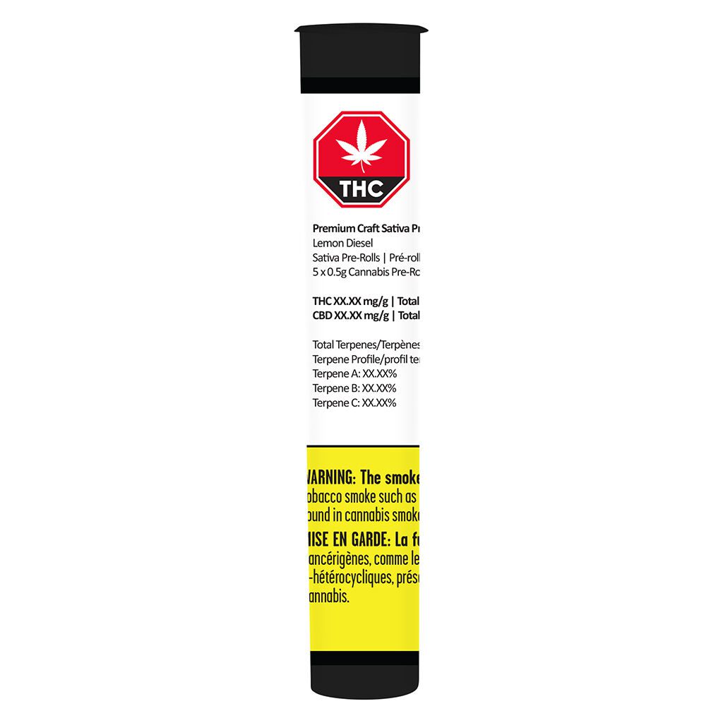 Lemon Diesel Premium Craft 5 Pack <br>Sativa <br>29.9% | 4.41% Terps - Image 2
