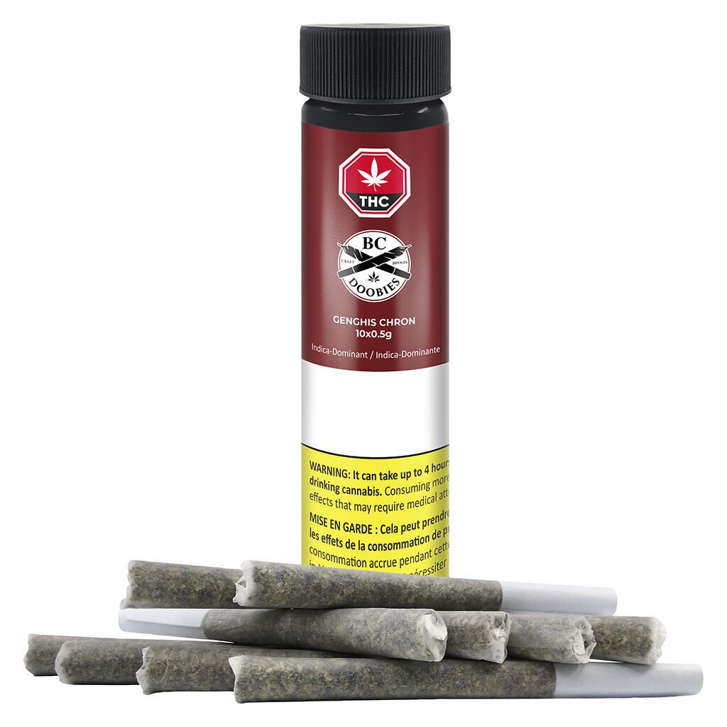Genghis Chron Pre-Rolls 10 Pack <br>Indica <br>28.8% | 2.13% Terps - Image 2