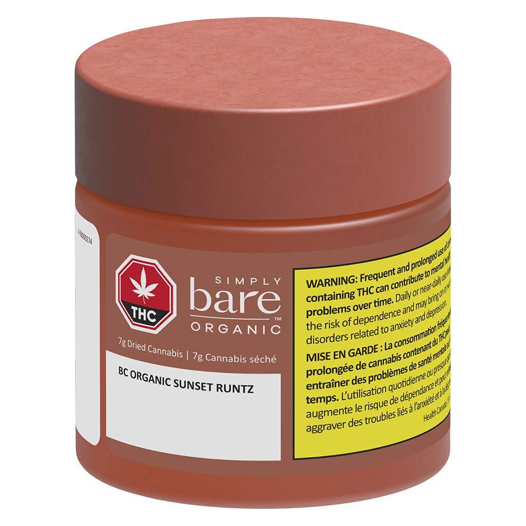 BC Organic Sunset Runtz 7g by Simply Bare