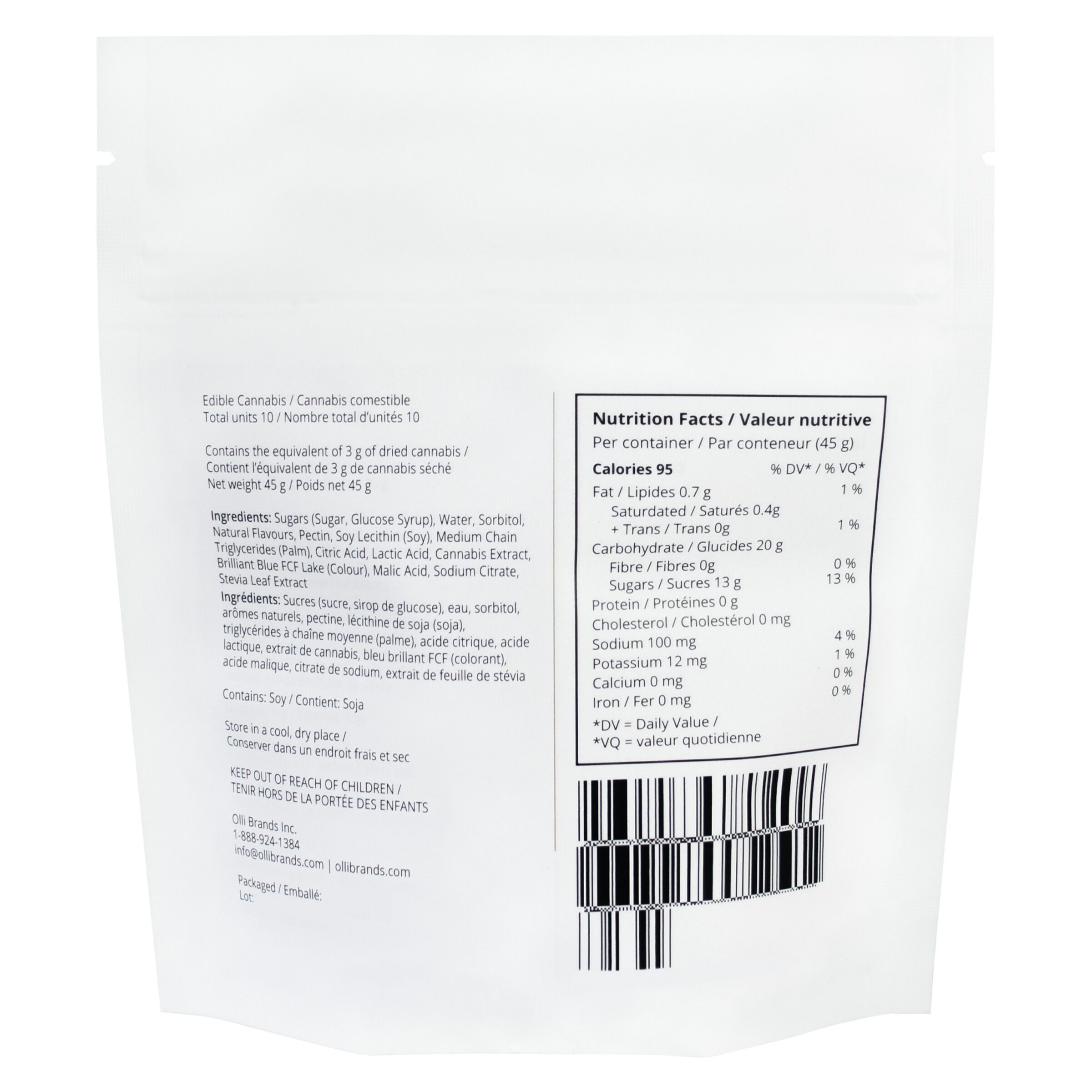 Daily Dose 1:10 CBD 10 Pack Soft Chews <br>10mg THC <br>100mg CBD - Image 3