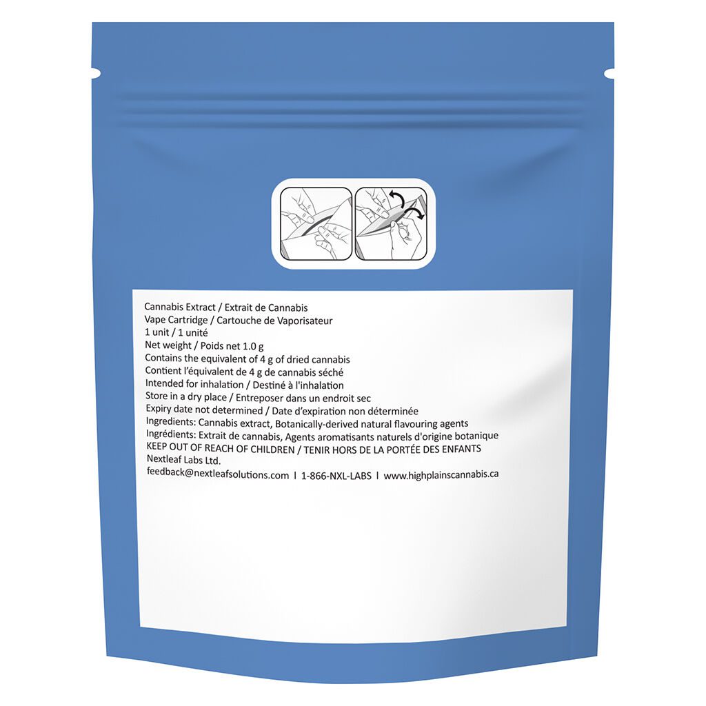 Live Rosin Blend Blueberry Chemdawg 1g 510 <br>Indica <br>80% - Image 3