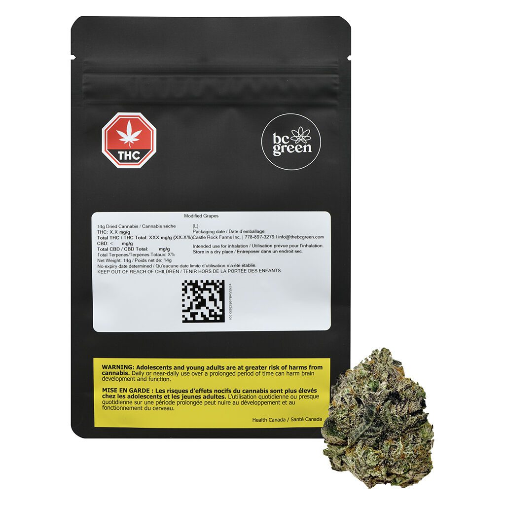 Modified Grapes 14g <br>Indica <br>30.5% | 2.00% Terps - Image 2