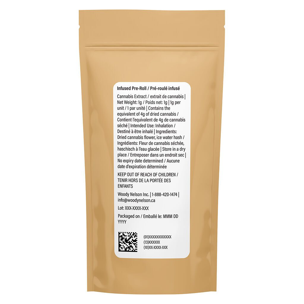 Country Club Bubble Hash Infused Pre-Roll Single <br>Hybrid <br>35.8% | 4.13% Terps - Image 3