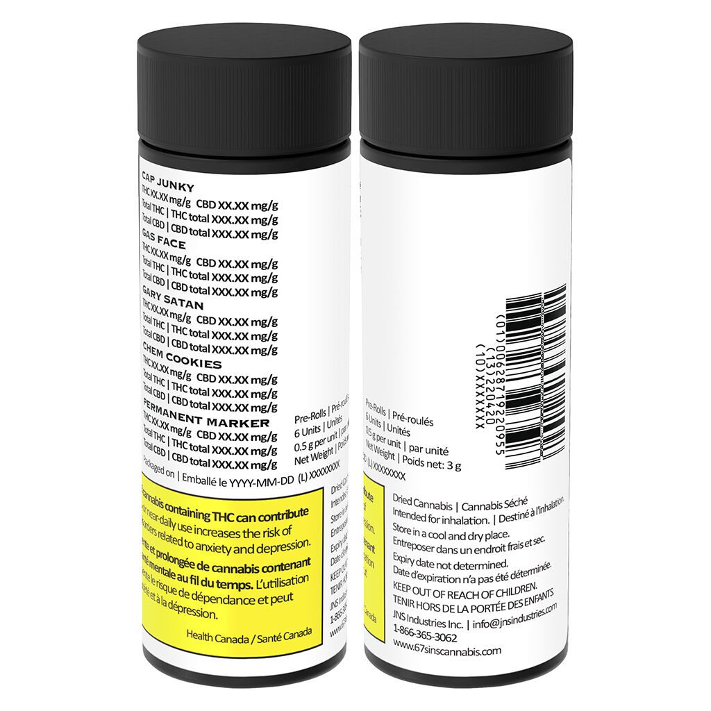 Fire Pack Pre-Rolls 6 Pack <br>Hybrid <br>PPP: 29.4% | CC: 30.4% | CJ: 26.8% THC - Image 3