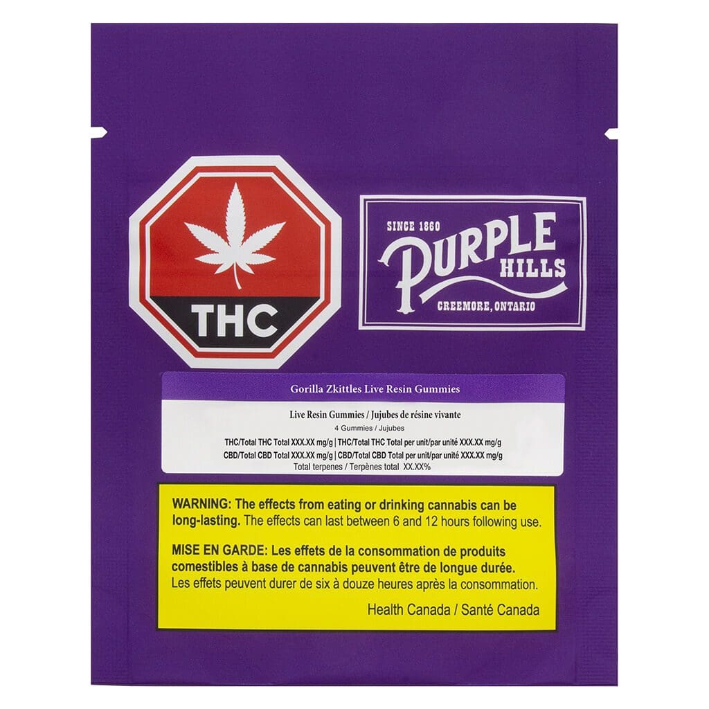 Gorilla Zkittles Live Resin 4 Pack Soft Chews - Image 2