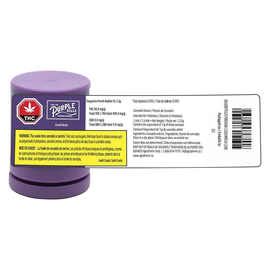 Tangerine Punch Cured Resin Badder XL 1.25g <br>Hybrid <br>74.2% | 8.70% Terps - Image 3