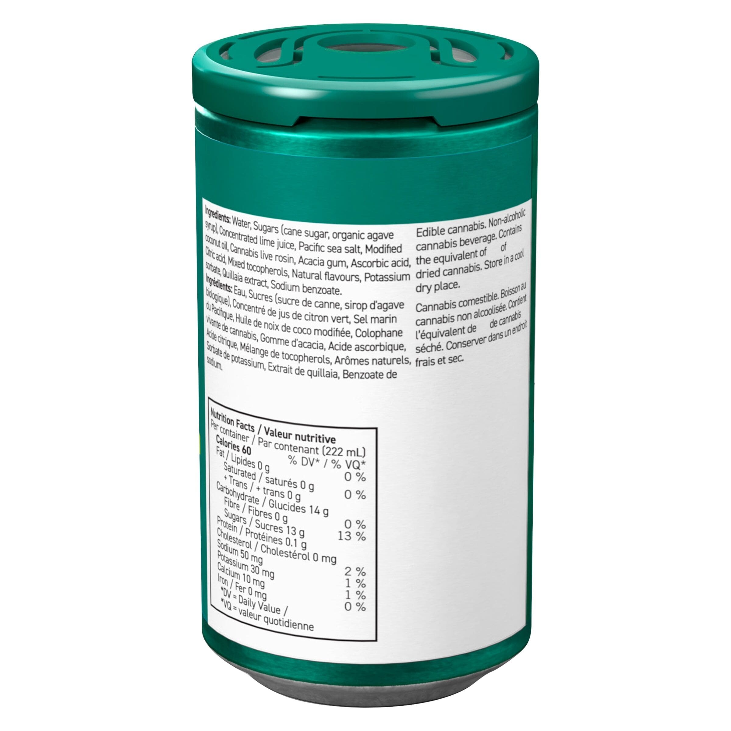 Agave Lime Sea Salt 222ml - Image 2