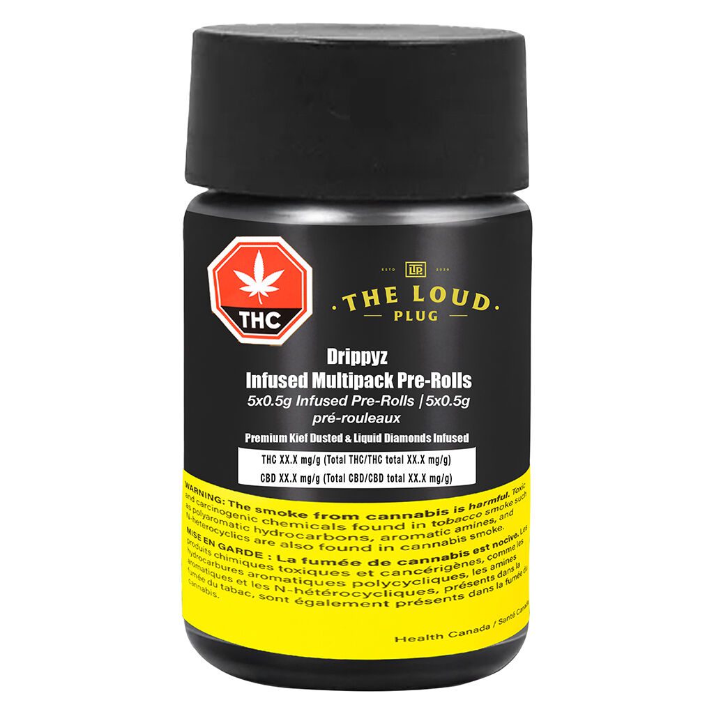 Drippyz Infused Multipack Pre-Rolls 5 Pack by The Loud Plug