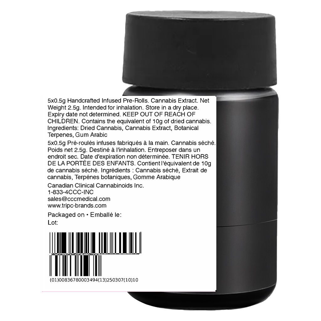 Drippyz Purple Pom-G Infused Pre-Rolls 5 Pack by The Loud Plug