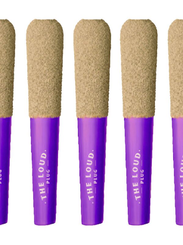 Drippyz Purple Pom-G Infused Pre-Rolls 5 Pack by The Loud Plug