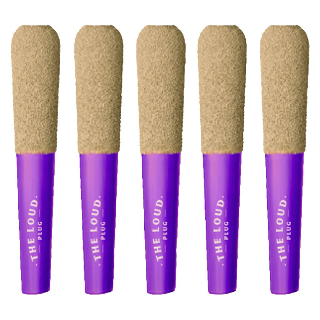 Drippyz Purple Pom-G Infused Pre-Rolls 5 Pack by The Loud Plug