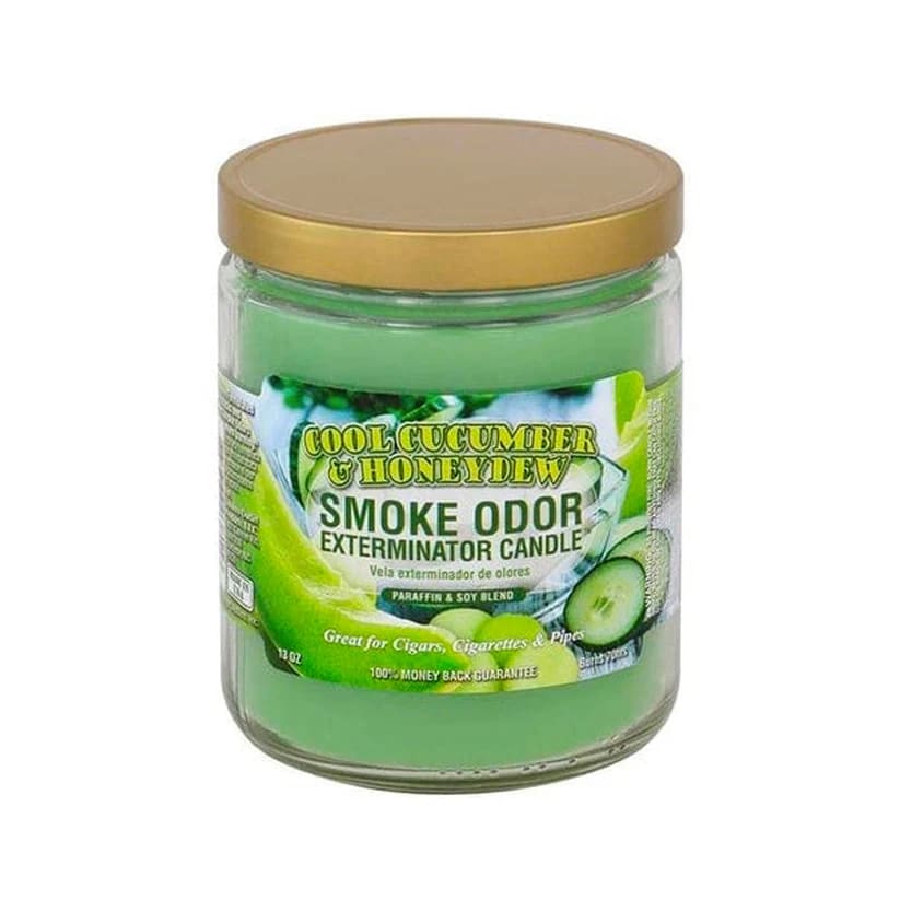 Cool Cucumber & Honeydew Smoke Odor Exterminator Candle