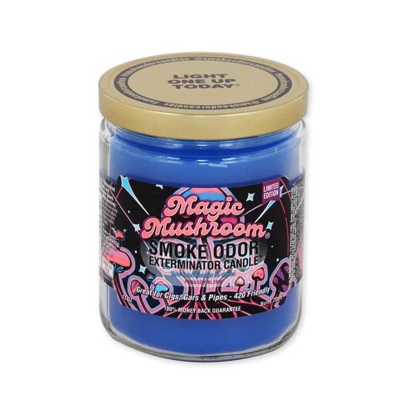 Magic Mushroom Smoke Odor Exterminator Candle 13oz by Smoke Odor
