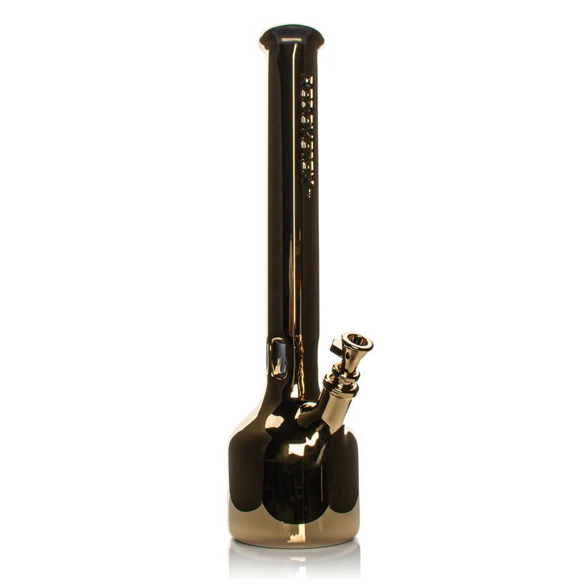 Red Eye Tek 18" 24K Gold Terminator Hex Tube Bong