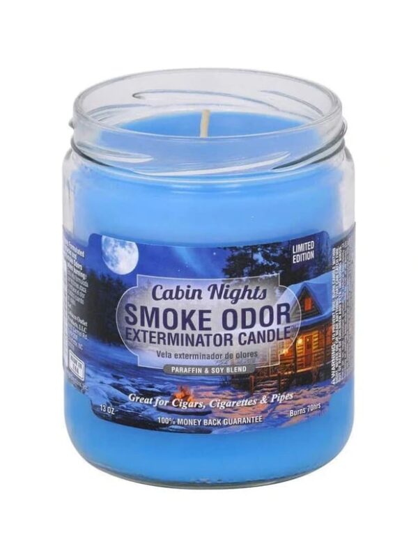 Cabin Nights Smoke Odor Exterminator Candle by Smoke Odor