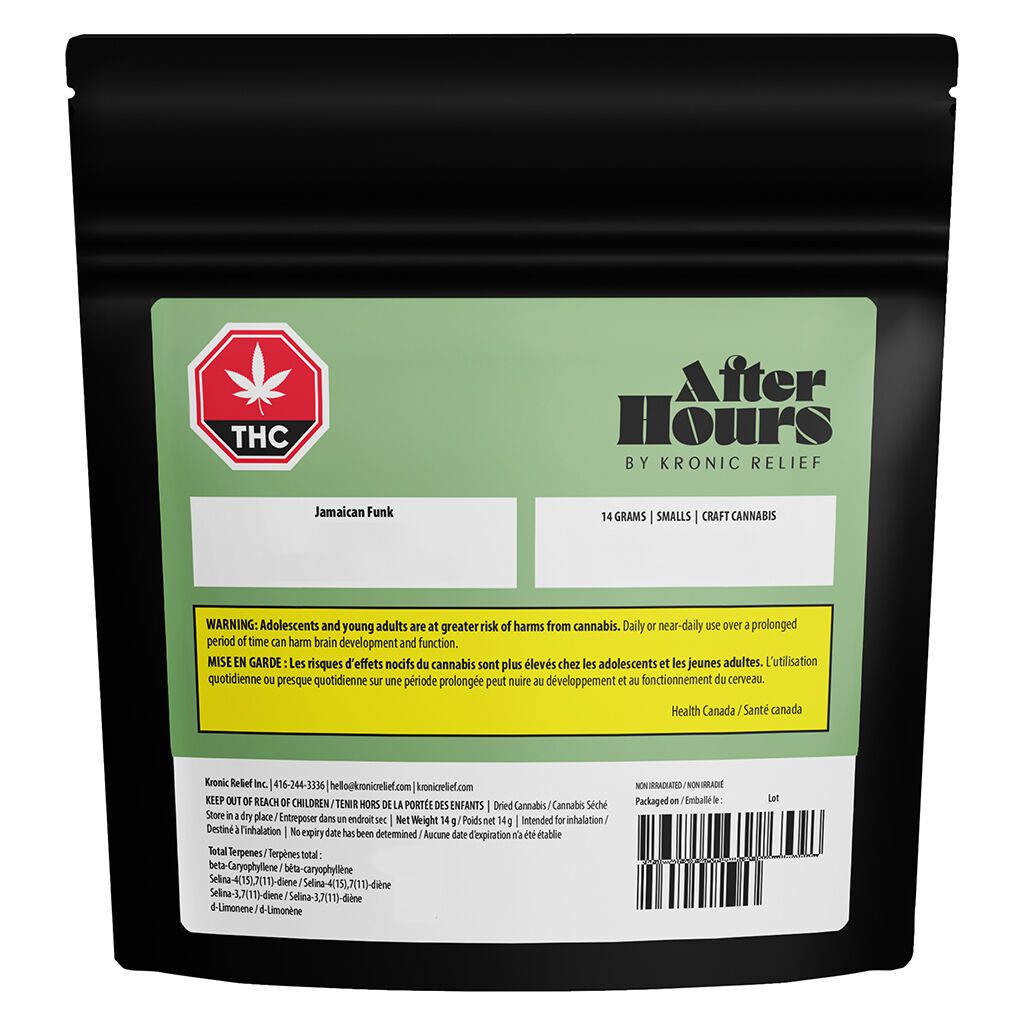 Jamaican Funk Smalls 14g <br>Indica <br>32.9% | 3.55% Terps - Image 2