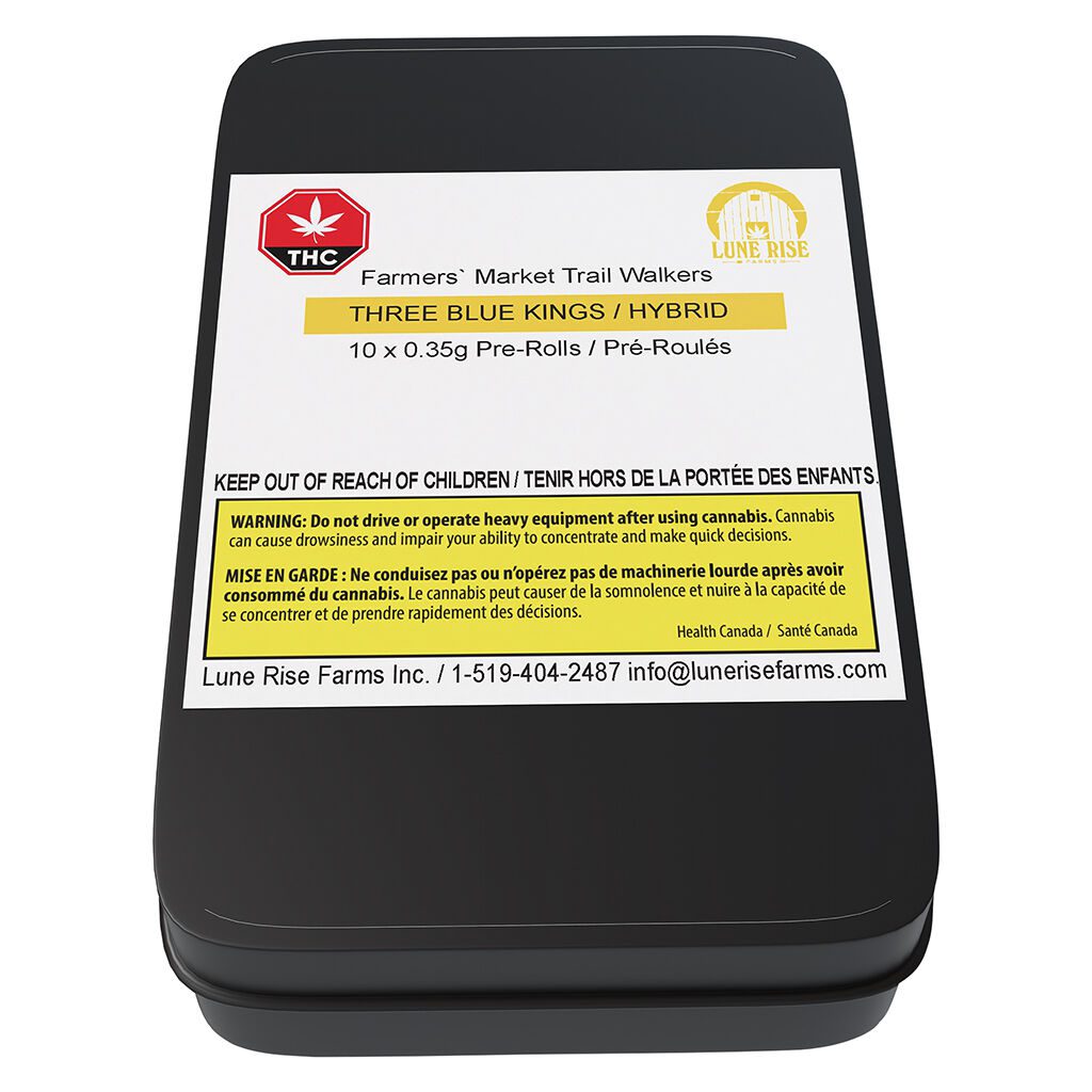 Farmers' Market Trail Walkers Pre-Rolls 10 Pack by Lune Rise Farms