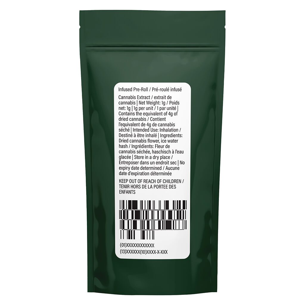 Rocketeer Infused(33 Splitter) Pre-Roll Single <br>Indica <br>35.4% | 3.89% Terps - Image 3