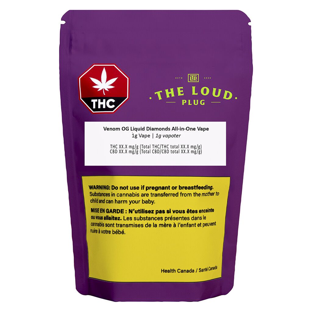 Venom OG Liquid Diamonds AIO 1g by The Loud Plug