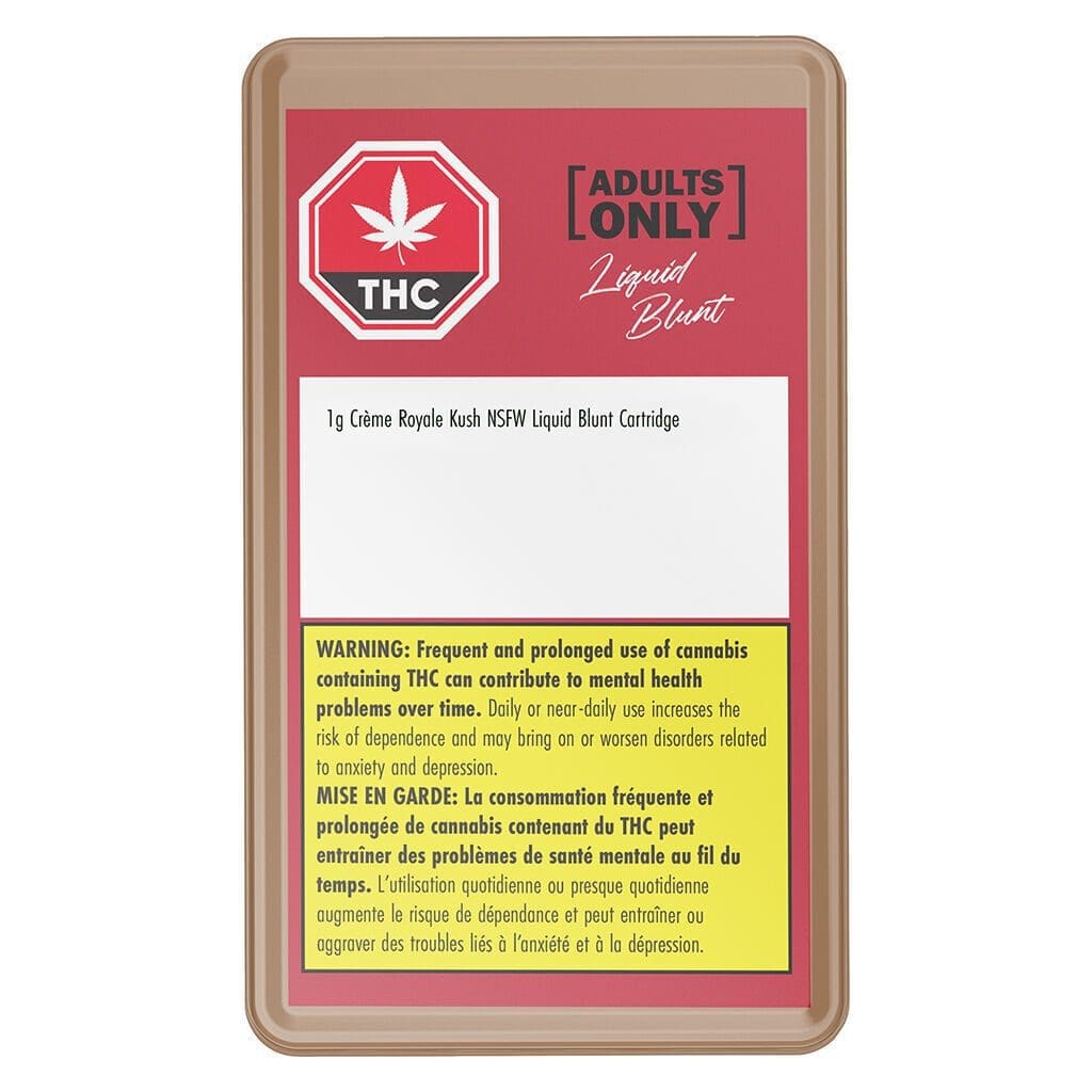 Crème Royale Kush NSFW Liquid Blunt Diamonds 510 1g by Adults Only