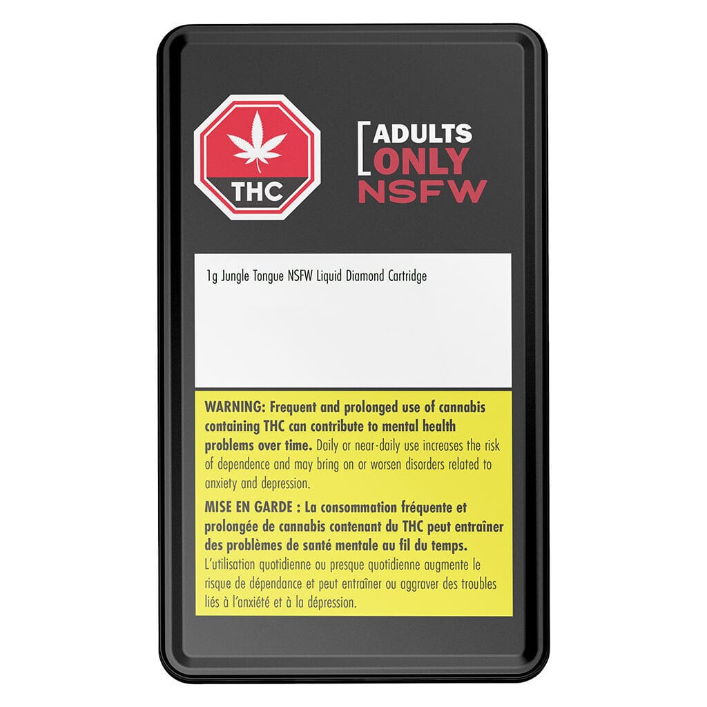 Jungle Tongue NSFW Liquid Diamond 510 1g <br>Hybrid <br>96.6% - Image 2