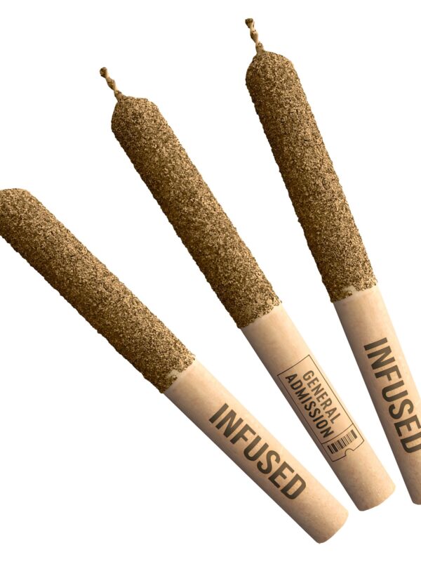 Apples & Bananas Distillate Infused Pre-Rolls 3 Pack by General Admission