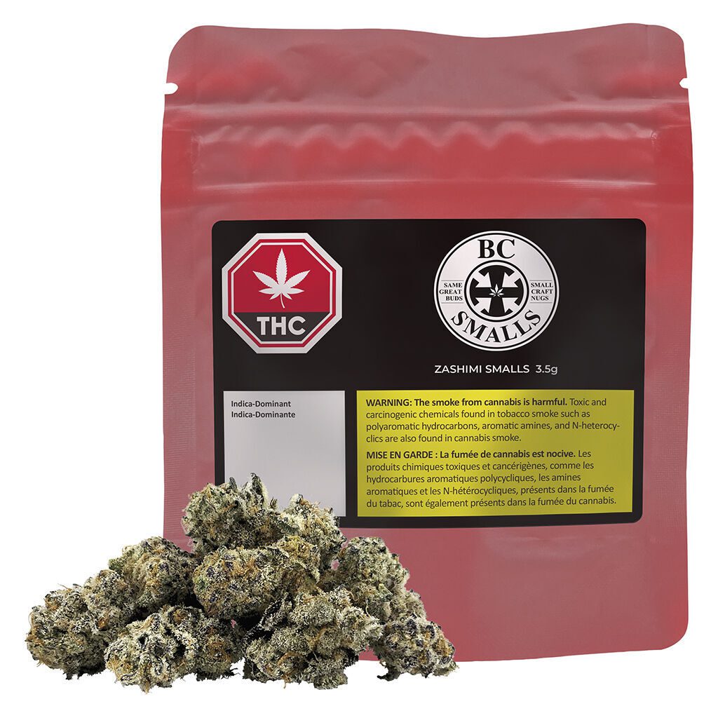 Zashimi Smalls 3.5g <br>Indica <br>31.5% THC | 1.13% CBD <br>1.38% Terps - Image 4