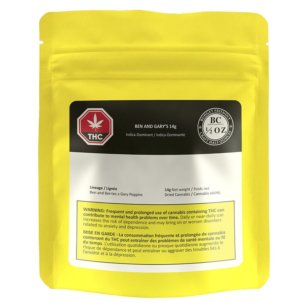 Ben and Gary's 14g <br>Indica <br>29.10% | 2.93% Terps - Image 2