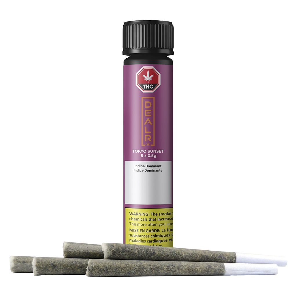 Tokyo Sunset Pre-Rolls 5 Pack <br>Indica <br>29.4% | 1.55% Terps - Image 2