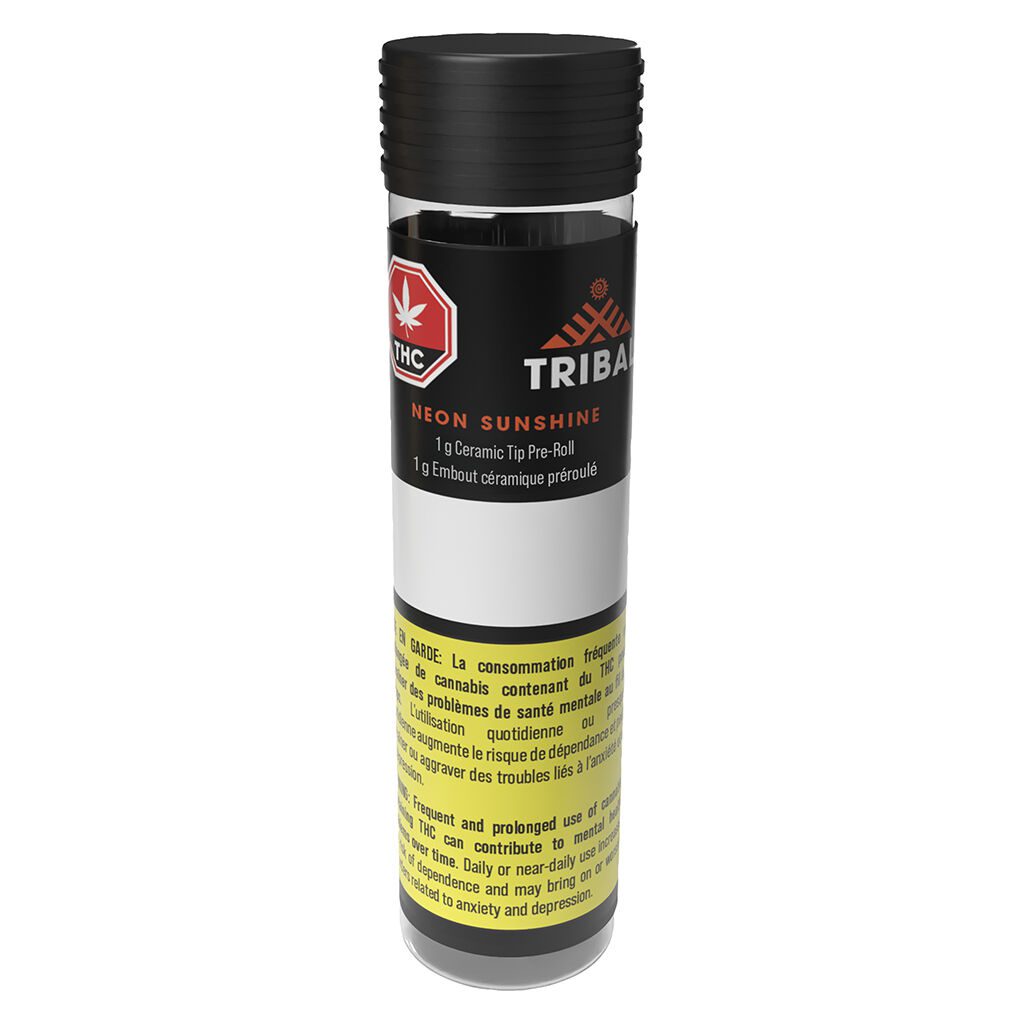Neon Sunshine Ceramic Tip Pre-Roll Single <br>Hybrid <br>29.9% | 2.60% Terps - Image 2